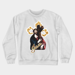 Jesus Christ and the Holy Cross Crewneck Sweatshirt